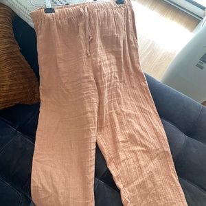 Aritzia Sail Pant in Peach